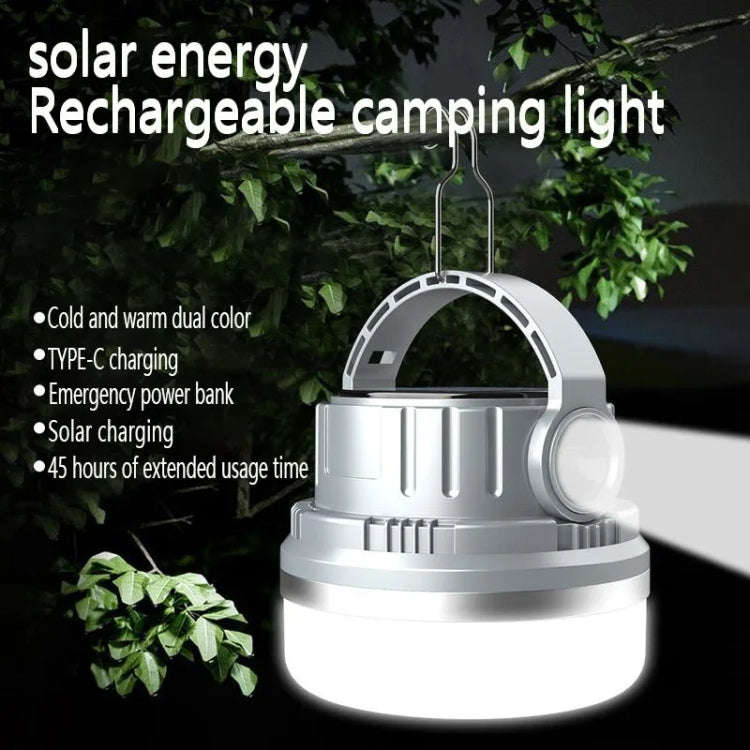 M10 Solar Tent Light With Portable Power Supply Handheld Camping Light Outdoor Vintage Mood Light...
