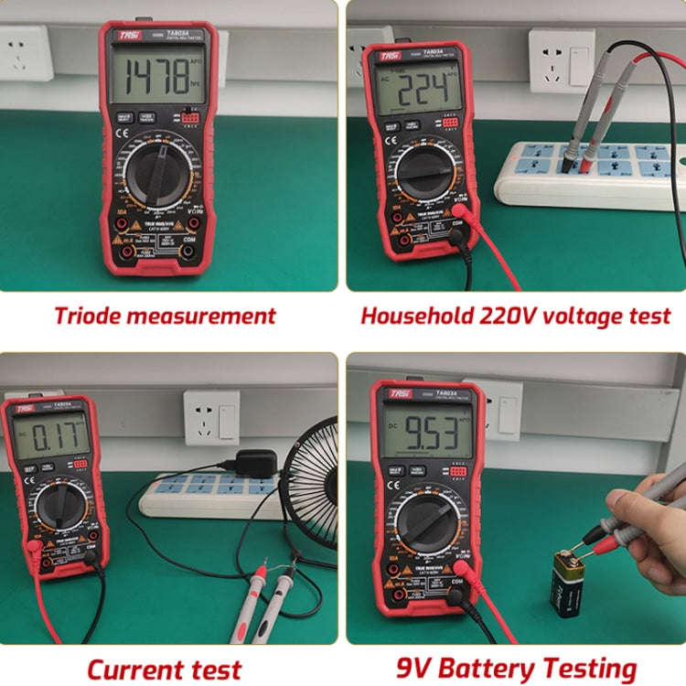 TASI TA803A Digital High Precision Multimeter Digital Display Household Multifunction Electrician...