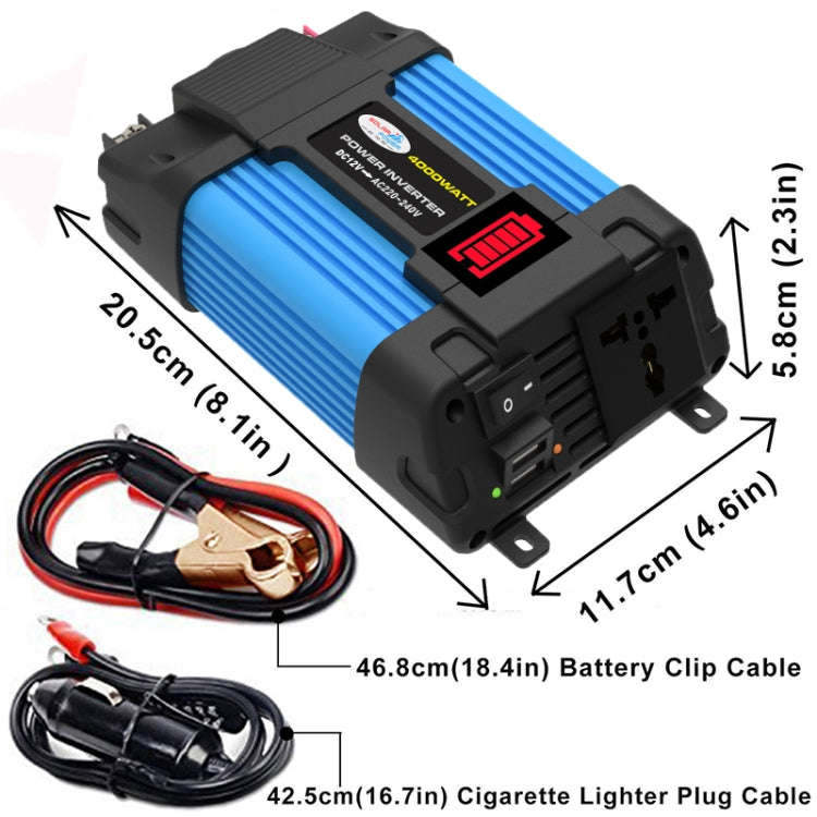 12V-110V 300W SOLIKE TECH Vehicle Inverter Sine Wave Convertor Auto Inverter