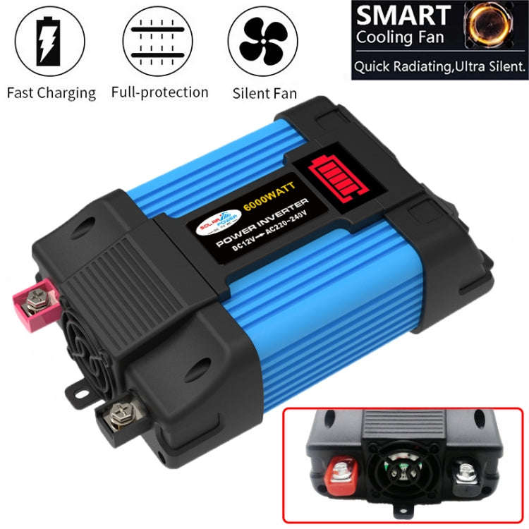 12V-220V 500W SOLIKE TECH Vehicle Inverter Sine Wave Convertor Auto Inverter