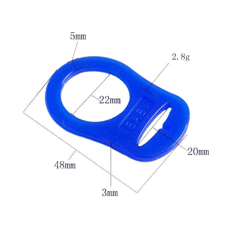 10pcs Dummy Pacifier Holder Clip Adapter Ring Button Style Pacifier Adapter(C17)