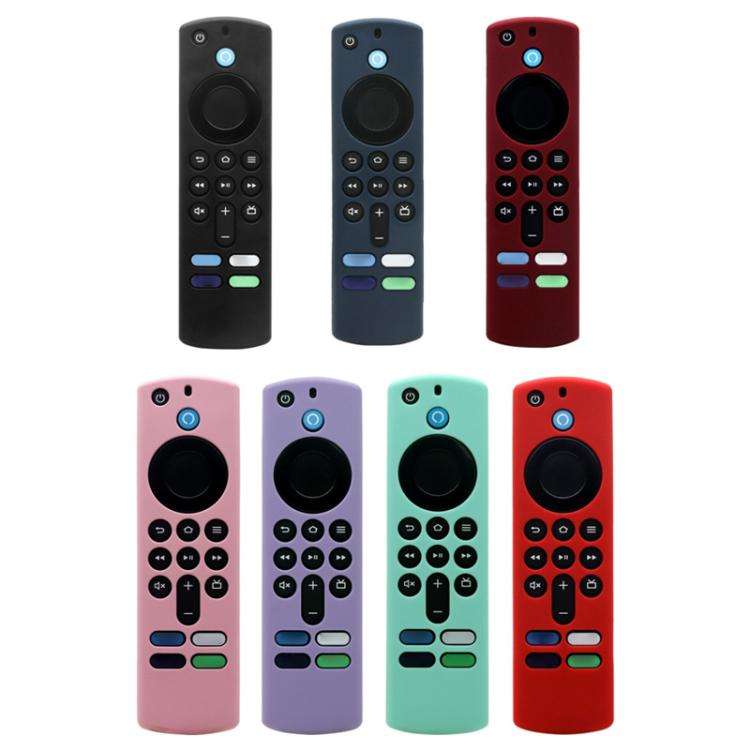2pcs Remote Control Case For Amazon Fire TV Stick 2021 ALEXA 3rd Gen With Airtag Holder(Midnight ...
