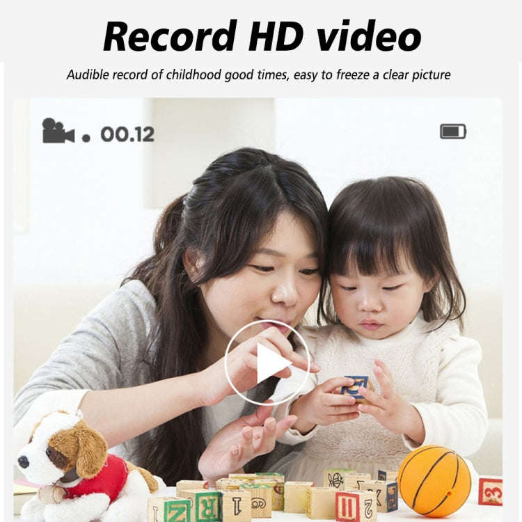 Children Instant Camera Mini Thermal HD Printer Video Photo Digital Camera, Spec: 32G Blue