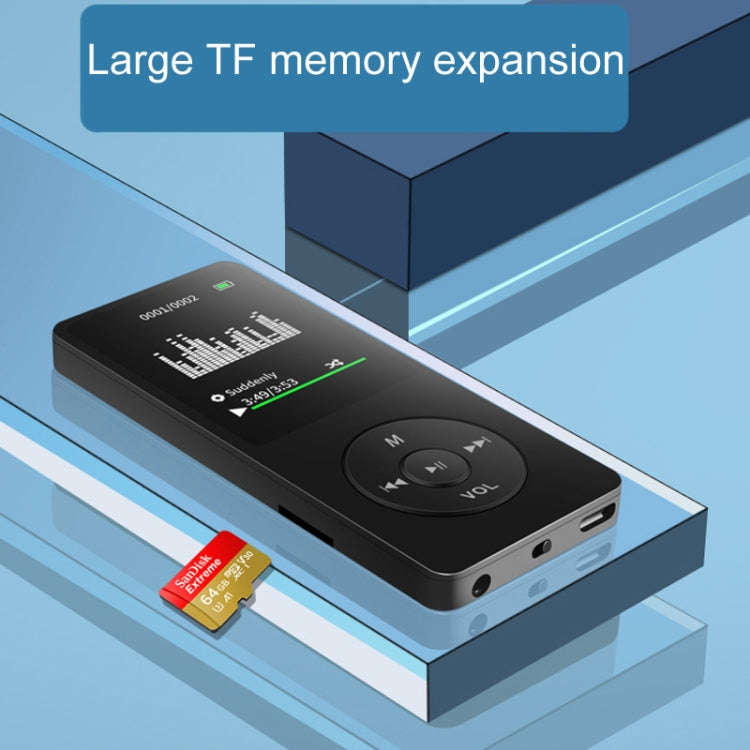 Bluetooth MP3/MP4 Student Walkman Music Player E-Book Playback With 16GB Memory Card