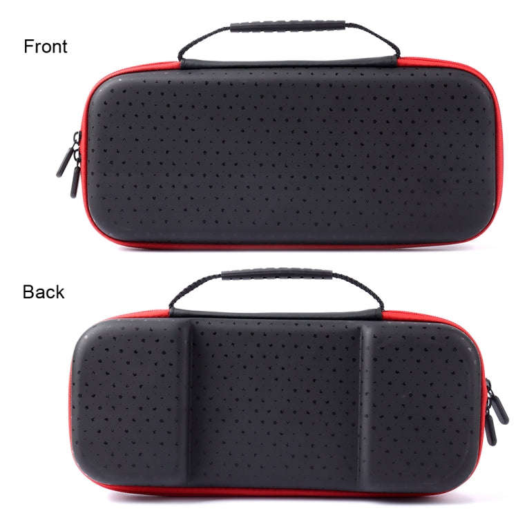 For ASUS ROG Ally Game Console Portable PU Waterproof Storage Box(Red)