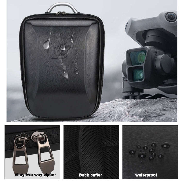For DJI AIR 3 Hard Shell Storage Bag Portable Protective Backpack(Blue)