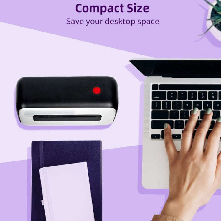 Phomemo PM246S Address Label Printer Thermal Paper Express E-Manifest Printer, Size: EU(Black White)