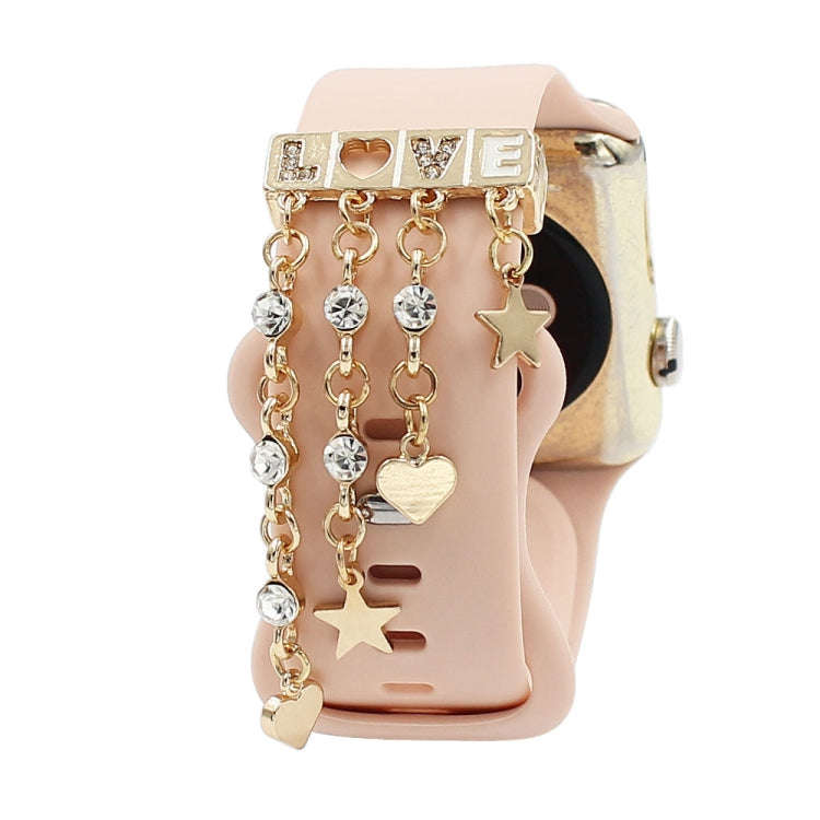 Watch Silicone Watch Band Decoration Ring Diamond Series Decoration Buckle(1)
