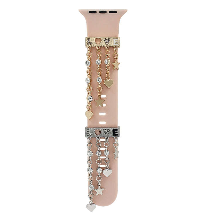 Watch Silicone Watch Band Decoration Ring Diamond Series Decoration Buckle(3)