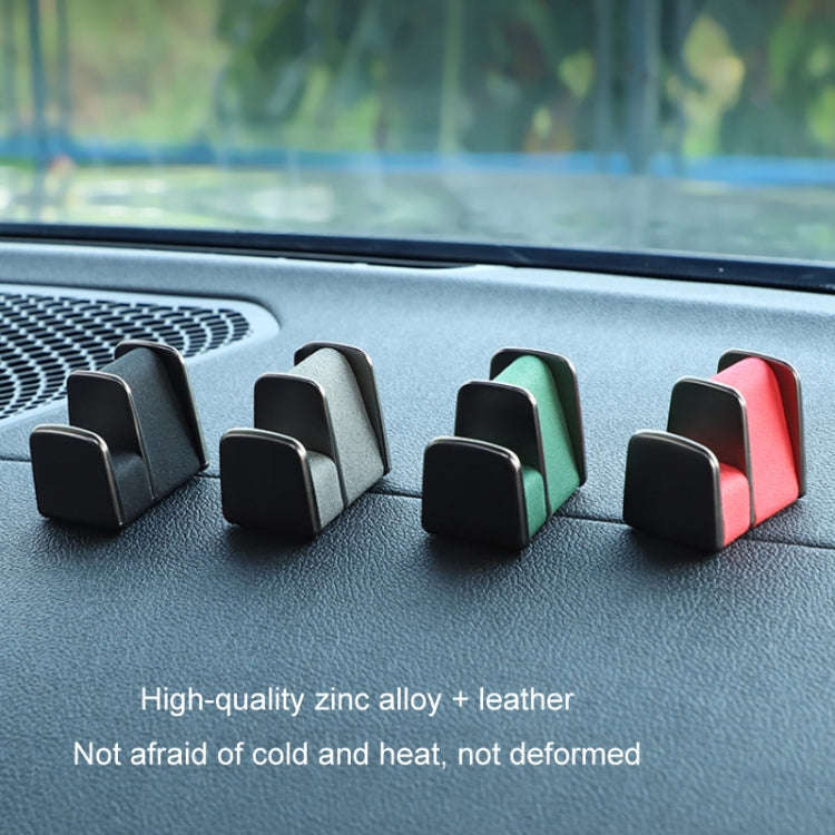 Car Dashboard Glasses Storage Multifunctional Card Holder(Grey)
