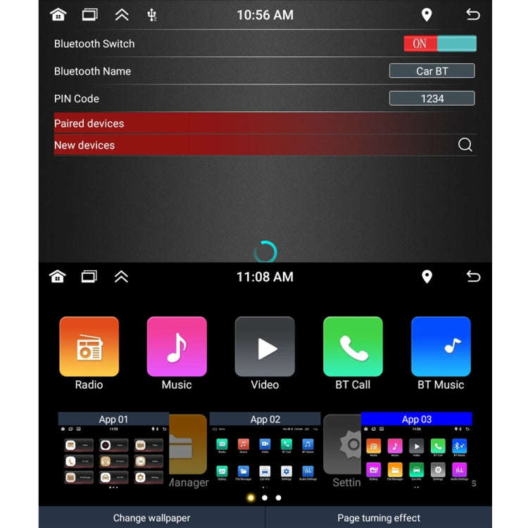 For Ford F150 Car Android Navigation Bluetooth FM Radio, Memory: 2+64G