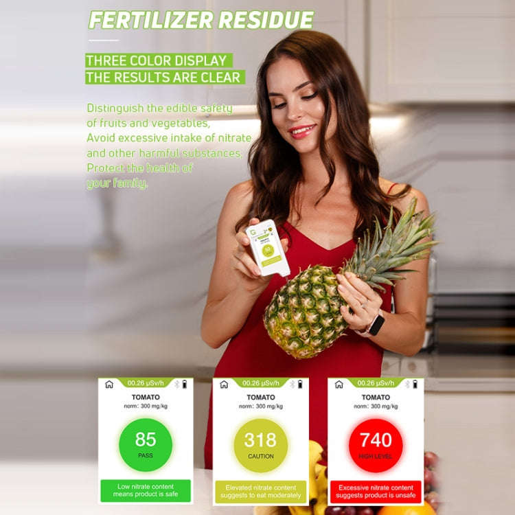 Greentest ECO6T Food Nitrate Water Quality Nuclear Radiation Environmental Detector With Timer, E...