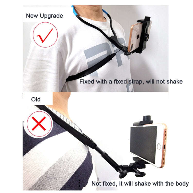 TUYU Camera Neck Holder Mobile Phone Chest Strap Mount  For Video Shooting//POV, Spec: Vertical S...