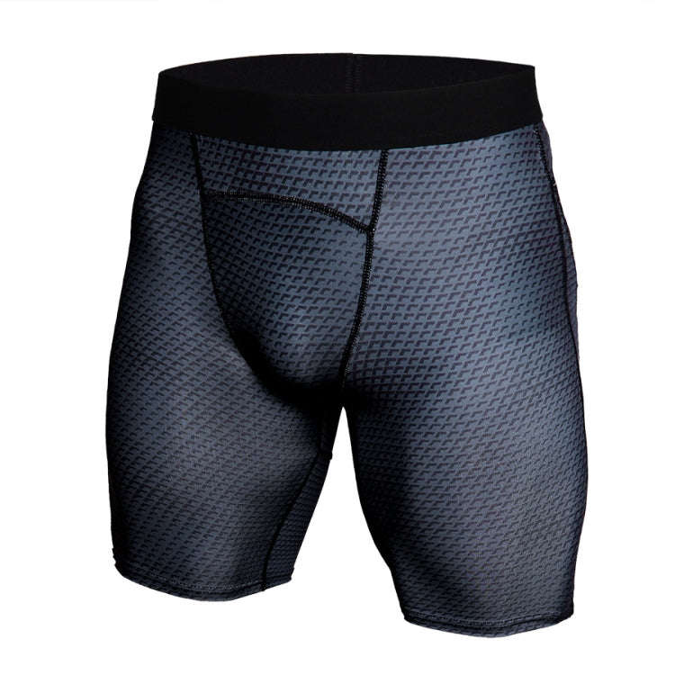 PRO Sports Tight Shorts Men Training Quick Drying Compression Pants, Size: M(Black)