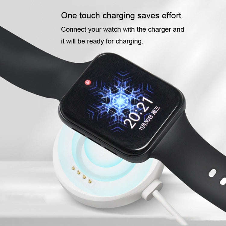 For OPPO Watch 3 Pro Watch USB Port Magnetic Charger Charging Cable(White)