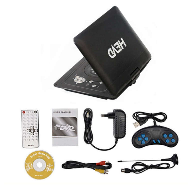 14.1-Inch Screen Portable DVD Player Support USB/SD/AV Input With Gamepad(UK Plug)