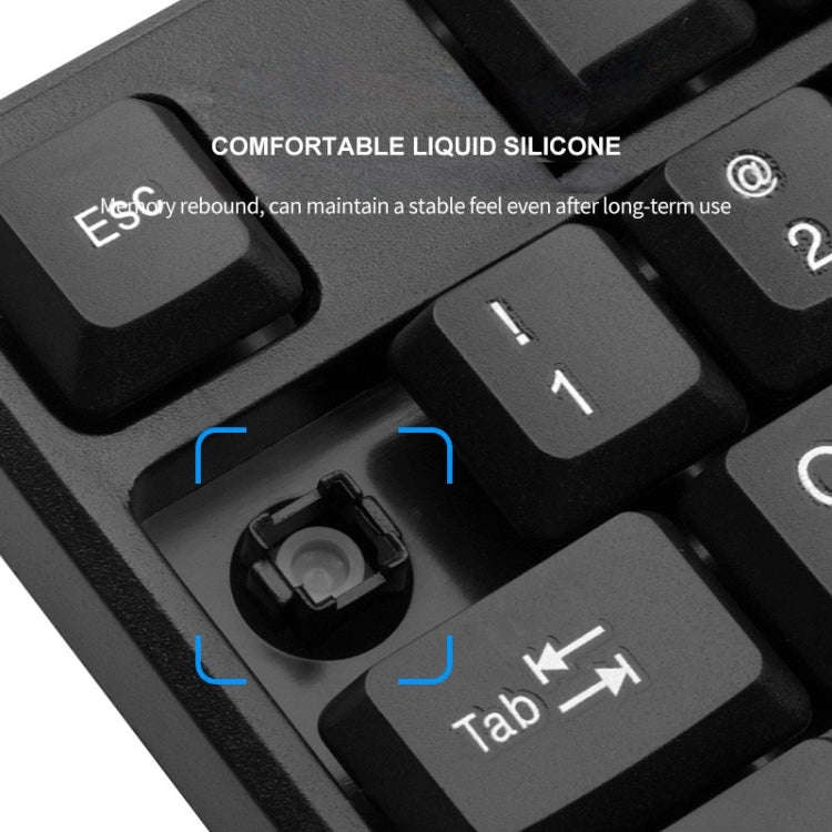 K-Snake K001 Wired Keyboard And Mouse Set Desktop Computer Keyboard, Style: Without Mouse