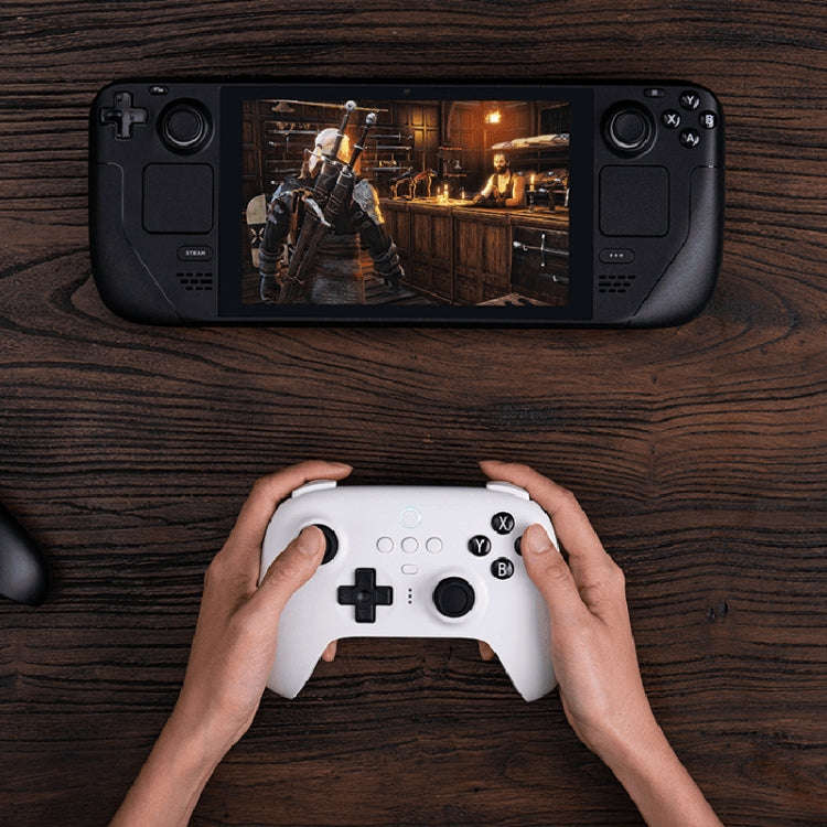 8BitDo For Switch / PC NS Version Wireless Bluetooth Gaming Controller(White)