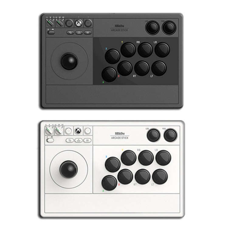 8Bitdo Wireless 2.4G Arcade Stick For XBOX Series X / S / XBOX One / Windows 10(White)