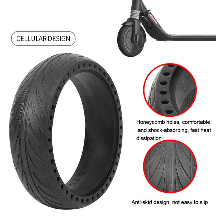 For Ninebot ES1/2/4 Scooter 8x2.125 Inch Outer No Need to Inflate Tire(Black)