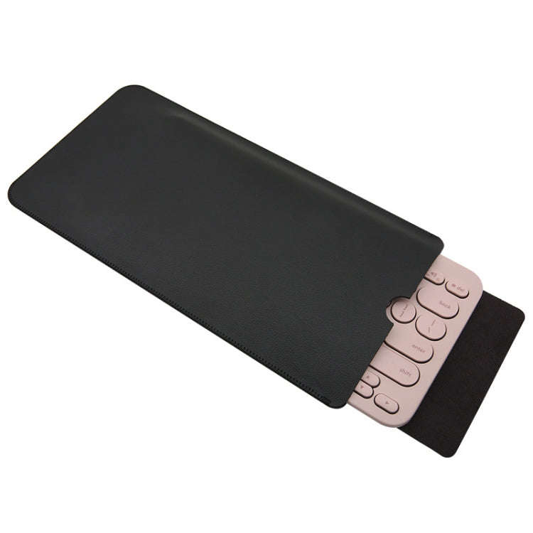 For Logitech K380 Leather Keyboard Thin and Lightweight Portable Liner Bag Waterproof Protective ...
