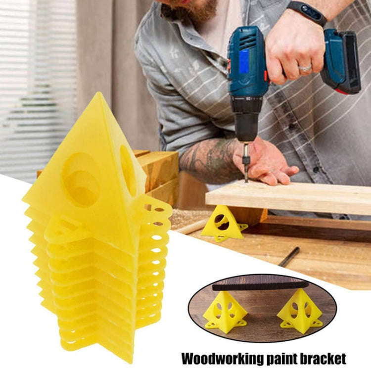 10pcs/Pack Woodworking Paint Pyramid Stands Cone Support Stand(Red)