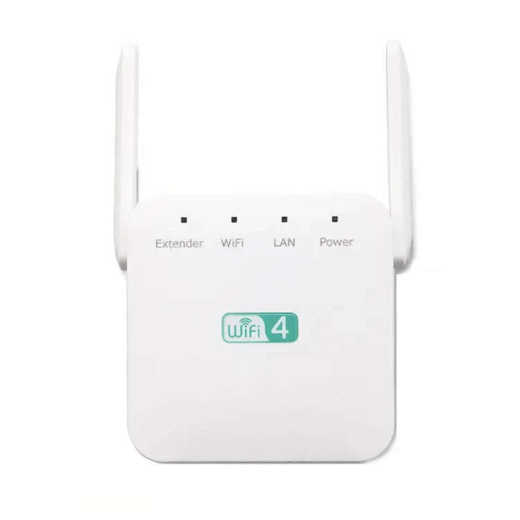 2.4G 300M Wi-Fi Amplifier Long Range WiFi Repeater Wireless Signal Booster EU Plug White