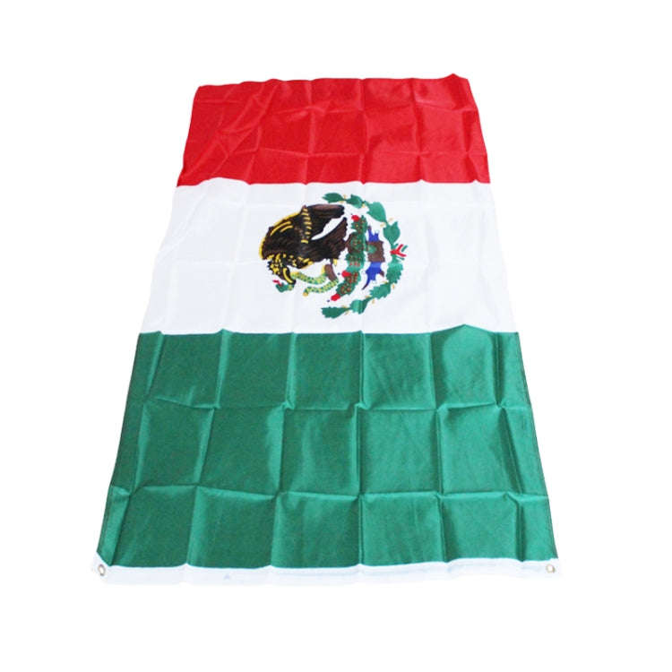 90 x 150cm Mexican Flag No. 4 Polyester Flag
