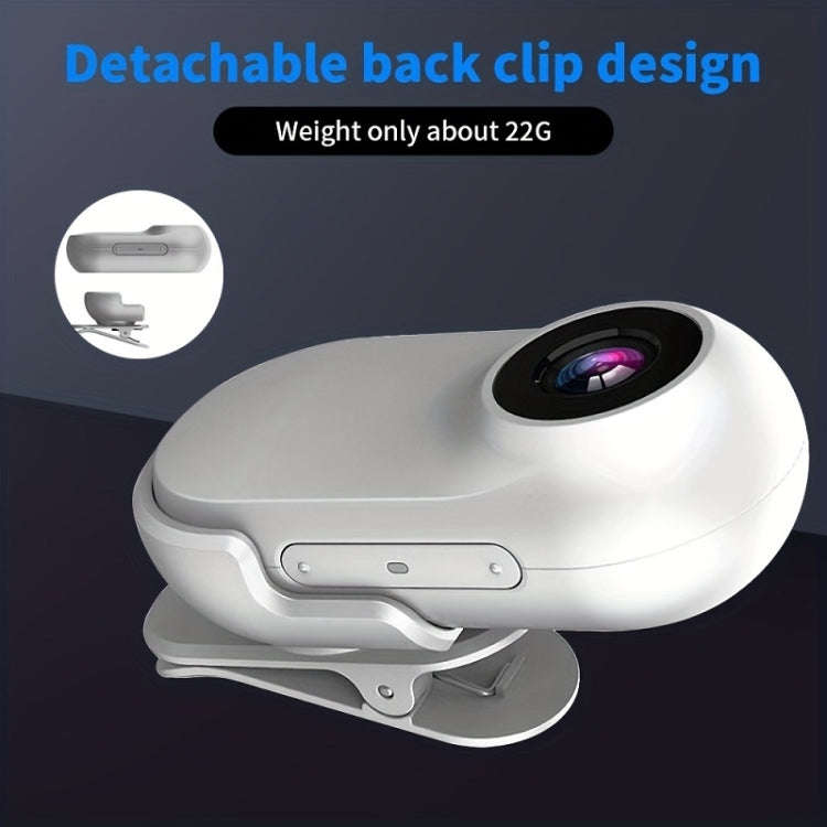 Magnetic Thumb Camera Portable HD Camera For Outdoor Cycling, Model: Standard+Pet Silicone Collar