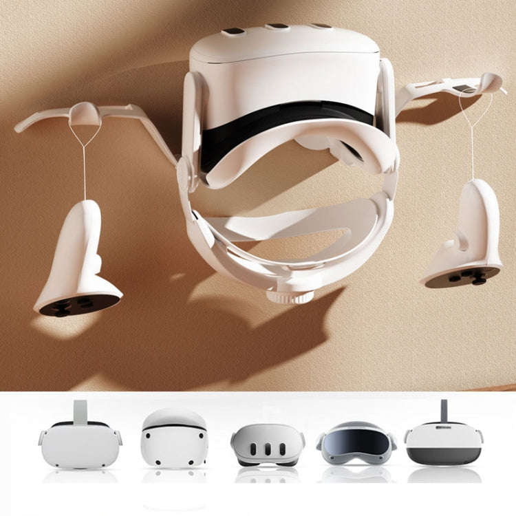 iplay Universal VR Wall-mounted Storage Bracket  For Quest 3/2 Pico 4/3 PS5 VR(White)