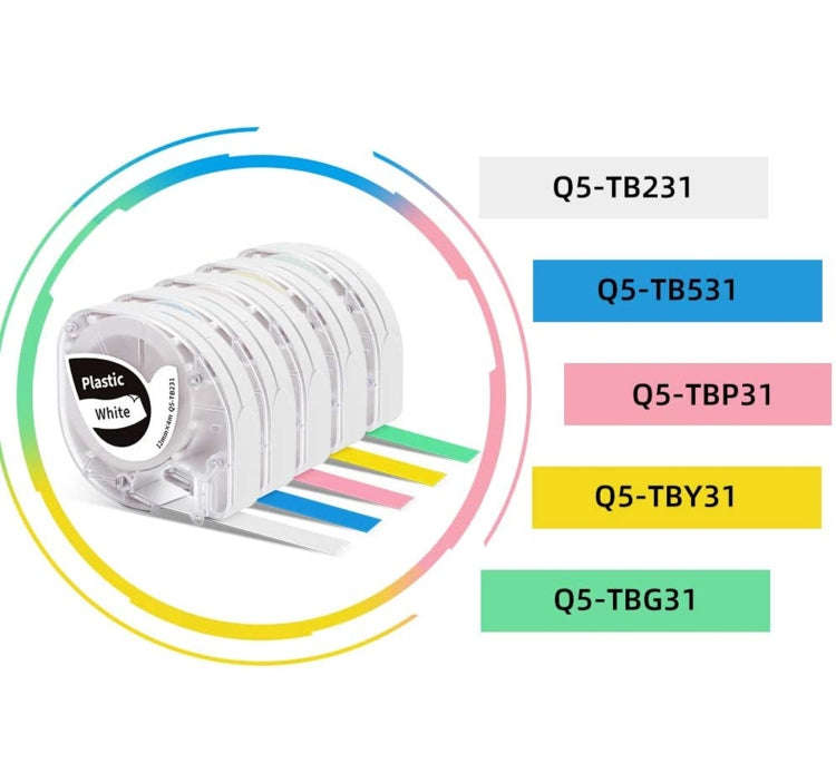 For Phomemo P12 / P12 Pro 12mm x 4m Consumables Label Ribbon, Style: Gray Word on Light Purple Th...