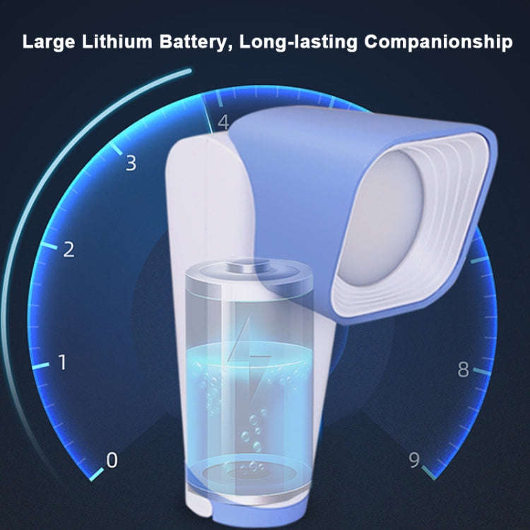 Multifunctional Reading Desk Lamp Flashlight Wall Mounted Bedside Lamp Folding Camping Lamp(Blue)