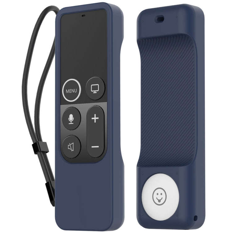 For Apple TV HD / 4K+AirTag AhaStyle PT157 Remote Control Tracker 2 In 1 Silicone Protective Cove...