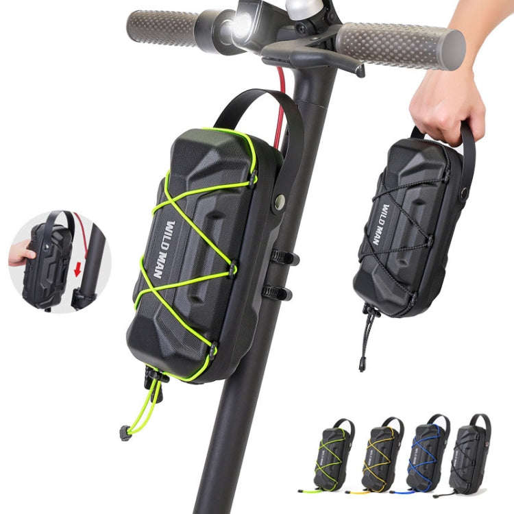 WILD MAN GD6X 2L Electric Scooter EVA Hard Shell Hanging Bag Folding Bike Bag(Black)