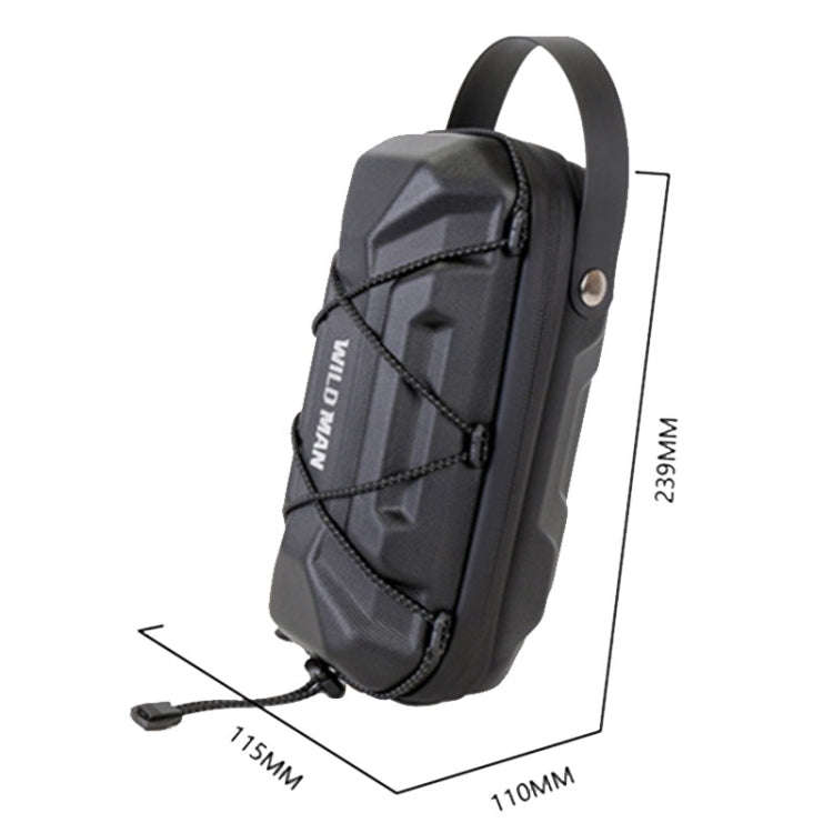 WILD MAN GD6X 2L Electric Scooter EVA Hard Shell Hanging Bag Folding Bike Bag(Black)