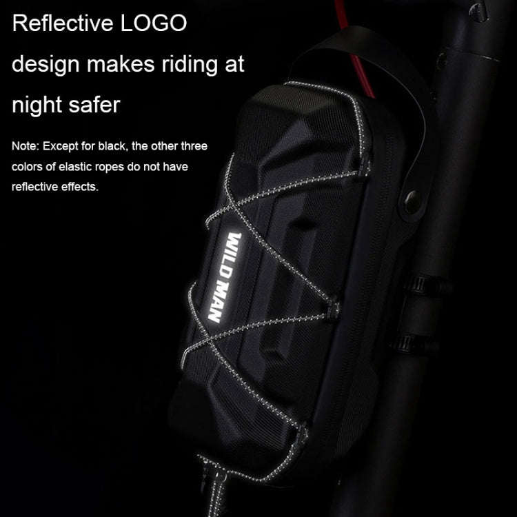 WILD MAN GD6X 2L Electric Scooter EVA Hard Shell Hanging Bag Folding Bike Bag(Black)