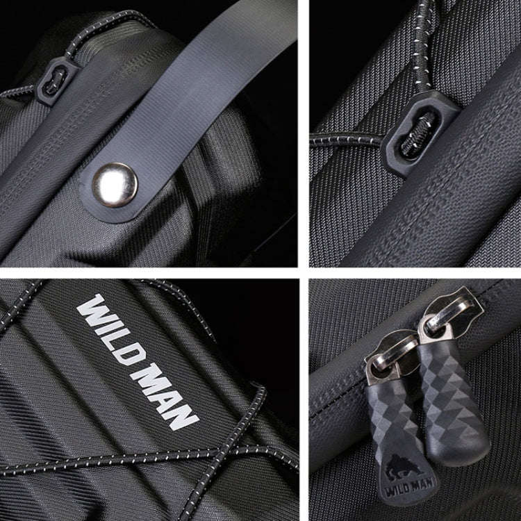 WILD MAN GD6X 2L Electric Scooter EVA Hard Shell Hanging Bag Folding Bike Bag(Black)