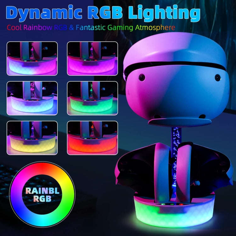 For PS VR2 iplay Colorful Charging Storage Rack Handle Magnetic Charging Base  HBP-505