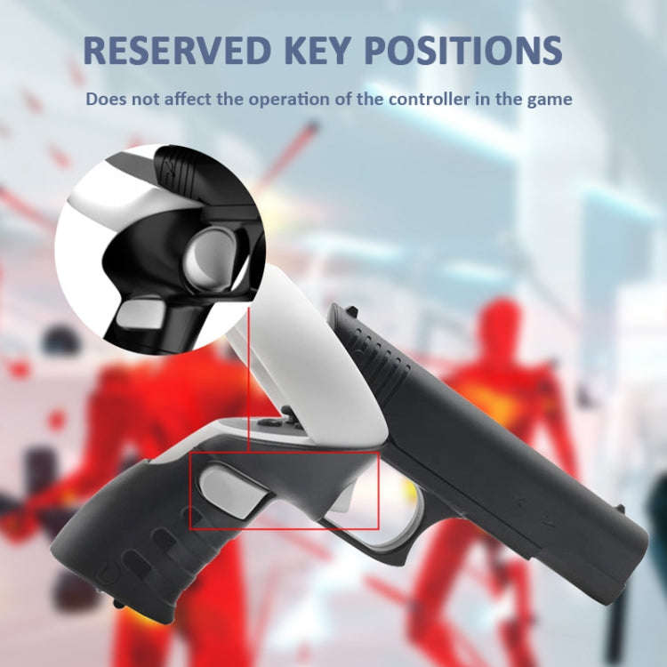 For Quest 2 VR  iplay Controller Shooting Game Grip(Black)