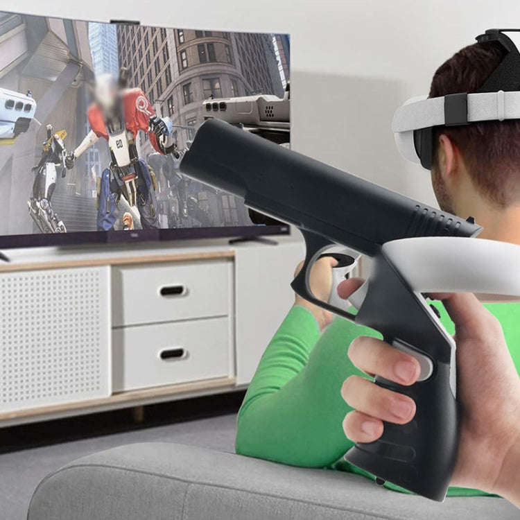 For Quest 2 VR  iplay Controller Shooting Game Grip(Black)
