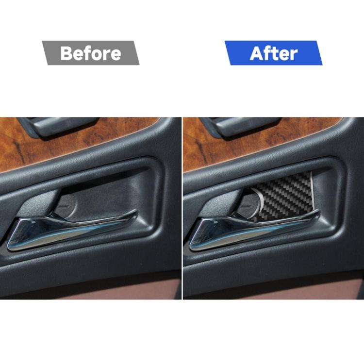 For Mercedes-Benz G-Class W463 4pcs /Set Inner Door Bowl Sticker(Black)