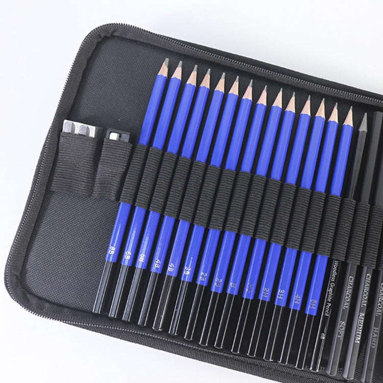 35-in-1 Painting Sketch Pencil Set Professional Drawing Tools(5H-8B)