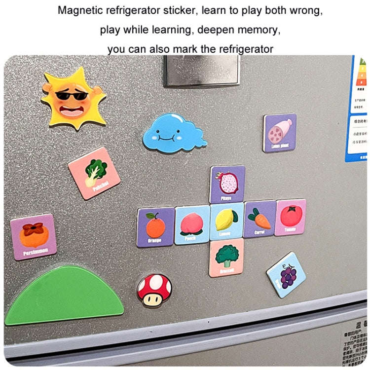Children Wooden Fun Magnetic Puzzle Parent-child Interactive Desktop Game(Animal)