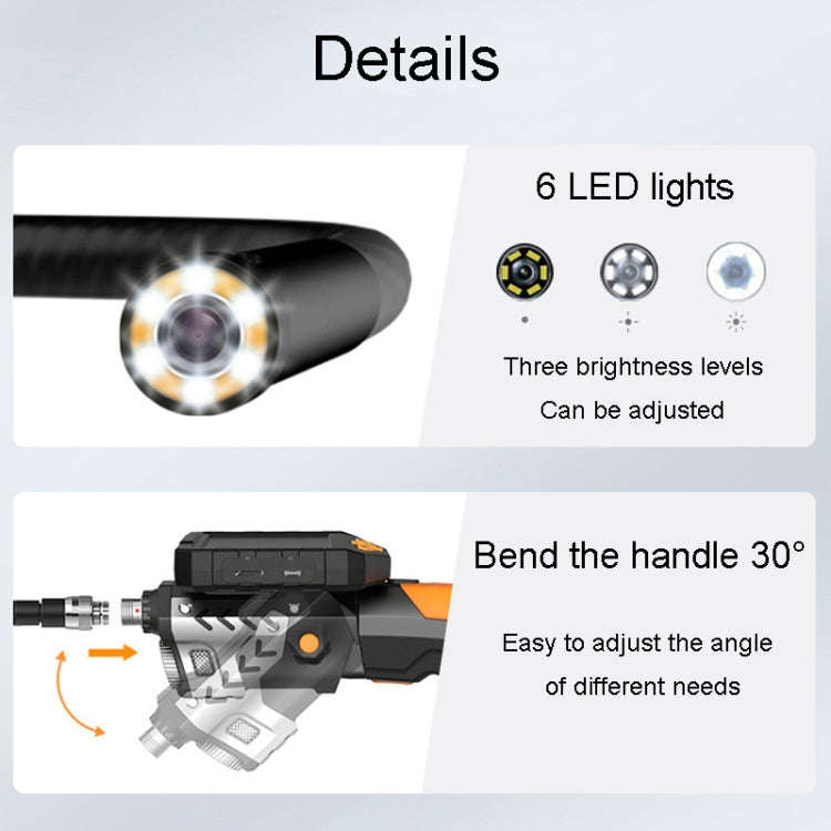Teslong NTS300 5 Inch HD Large Screen Industrial Inspection Borescope Auto Repair Tools, Specific...