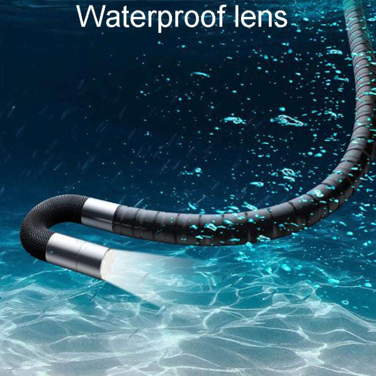 TESLONG TD500 8.5mm Lens HD 5 Inch Large Screen 360 Degree Dual Steering Borescope Industrial Com...