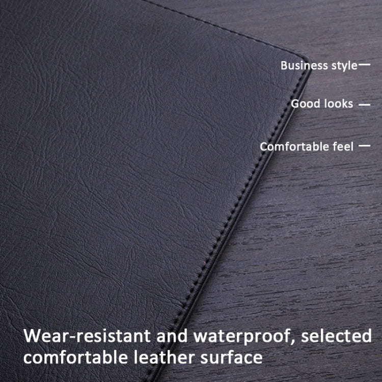 Deli 48K 80 Pages Business Office Notebook Leather Student Stationery Notes
