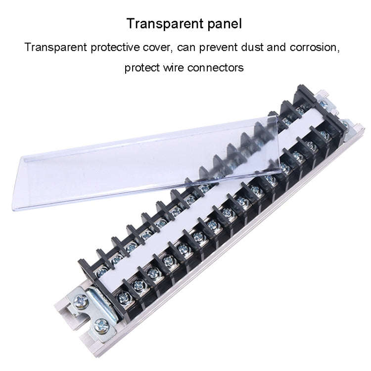 CHINT TD-2020 Terminal Block Rail Type Wiring Block Paralleling Wires Wire Connector