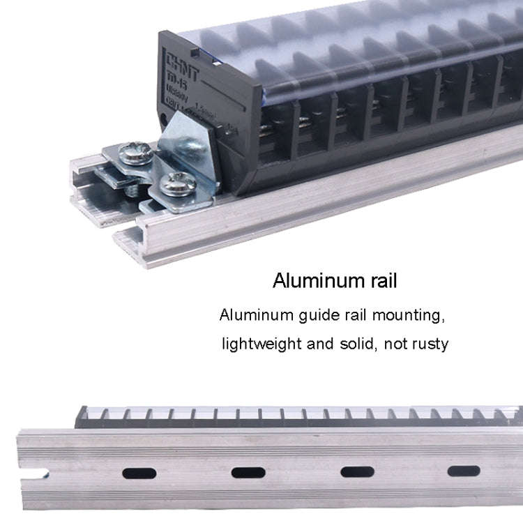 CHINT TD-605 Terminal Block Rail Type Wiring Block Paralleling Wires Wire Connector