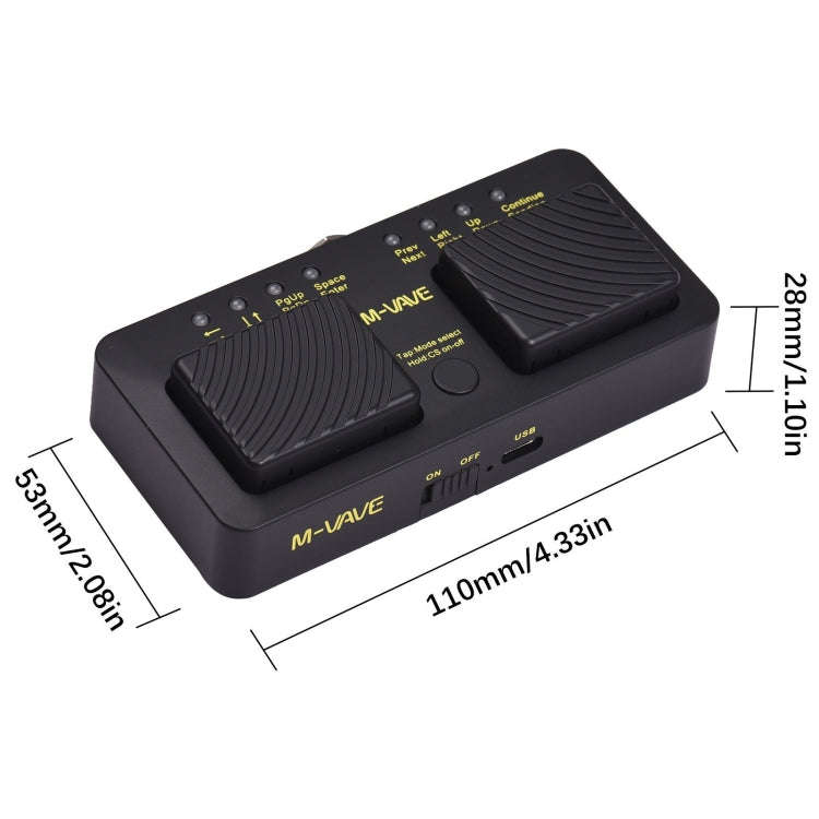 M-VAVE CUBE TURNER PRO Electric Guitar Effect Loop Bluetooth Spectrometer Controller