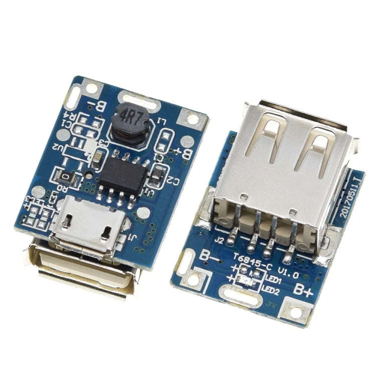 4pcs 5V Boost Converter Step-Up Power Module Lithium Battery Charging Protection Board LED Displa...